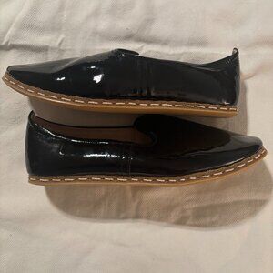 Gizze Handmade Patent Leather Loafers